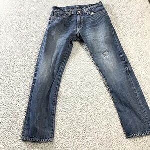 Polo Ralph Lauren Jeans Mens 32x32 Hampton Relaxed Straight Denim Medium Wash